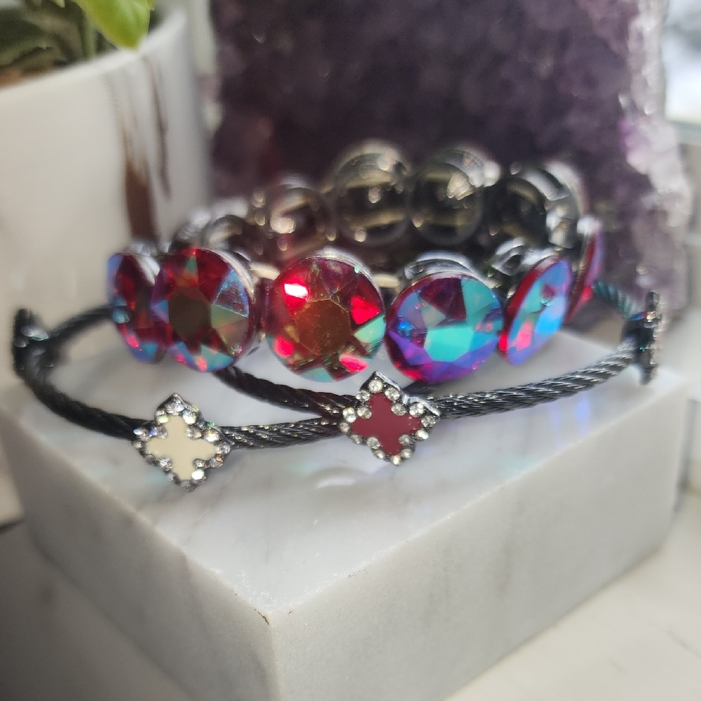Elegant Multicolor Bracelet Set